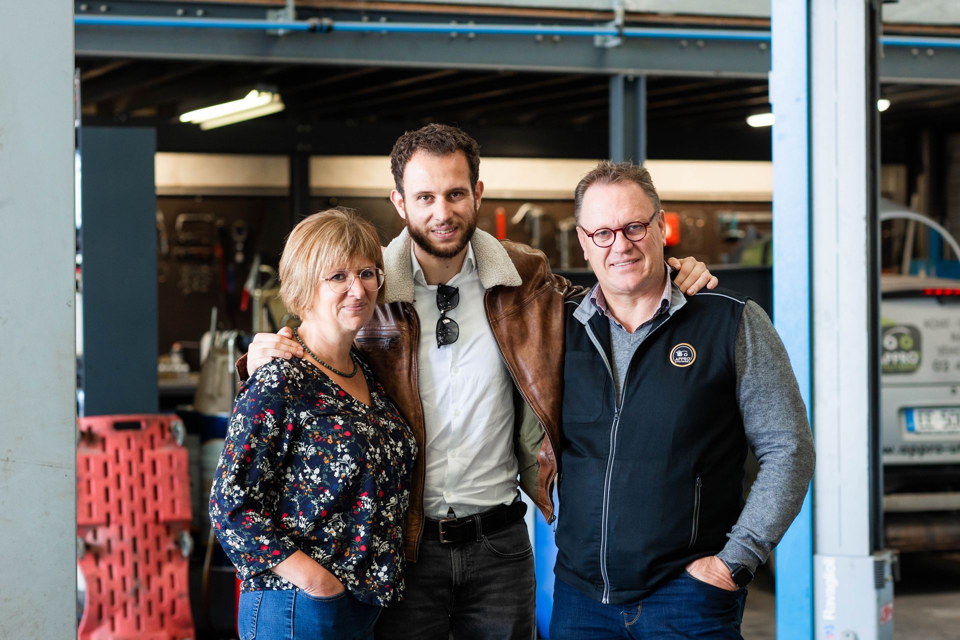 Tanguy, Stéphane et Bénédicte Lainé